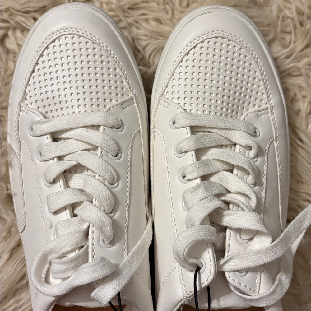 Banana Republic Classic White Lace-Up Sneakers sz 10 - Picture 8 of 8
